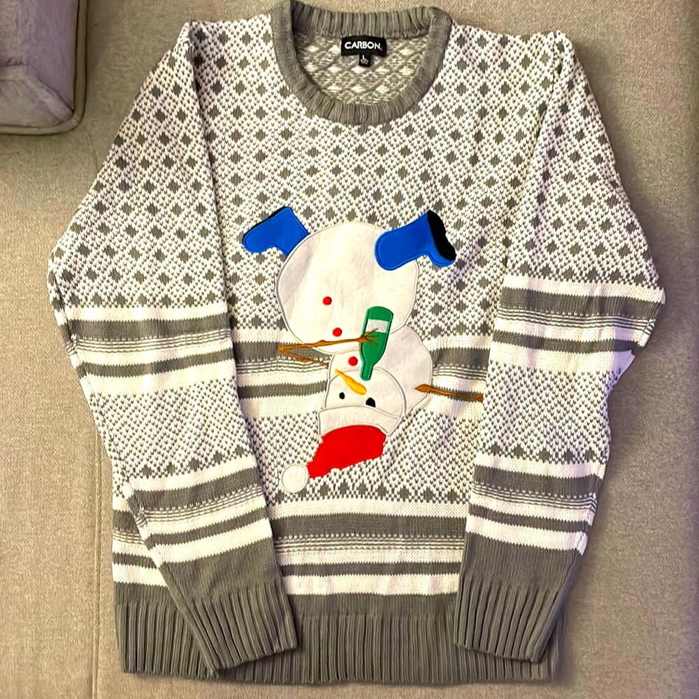 Snowman Ugly Christmas Sweater